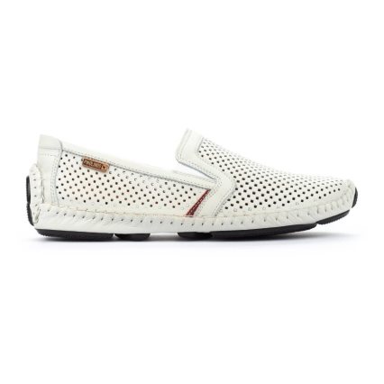 Men's Pikolinos JEREZ Moccasins White | NZ C183079